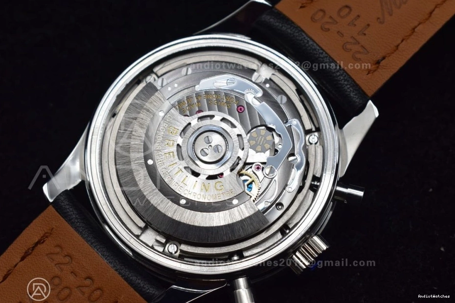 916 SS 1 BLS Edition 1:1 Black Navitimer A on 43mm Best Bracelet Popular Dial Leather 0118